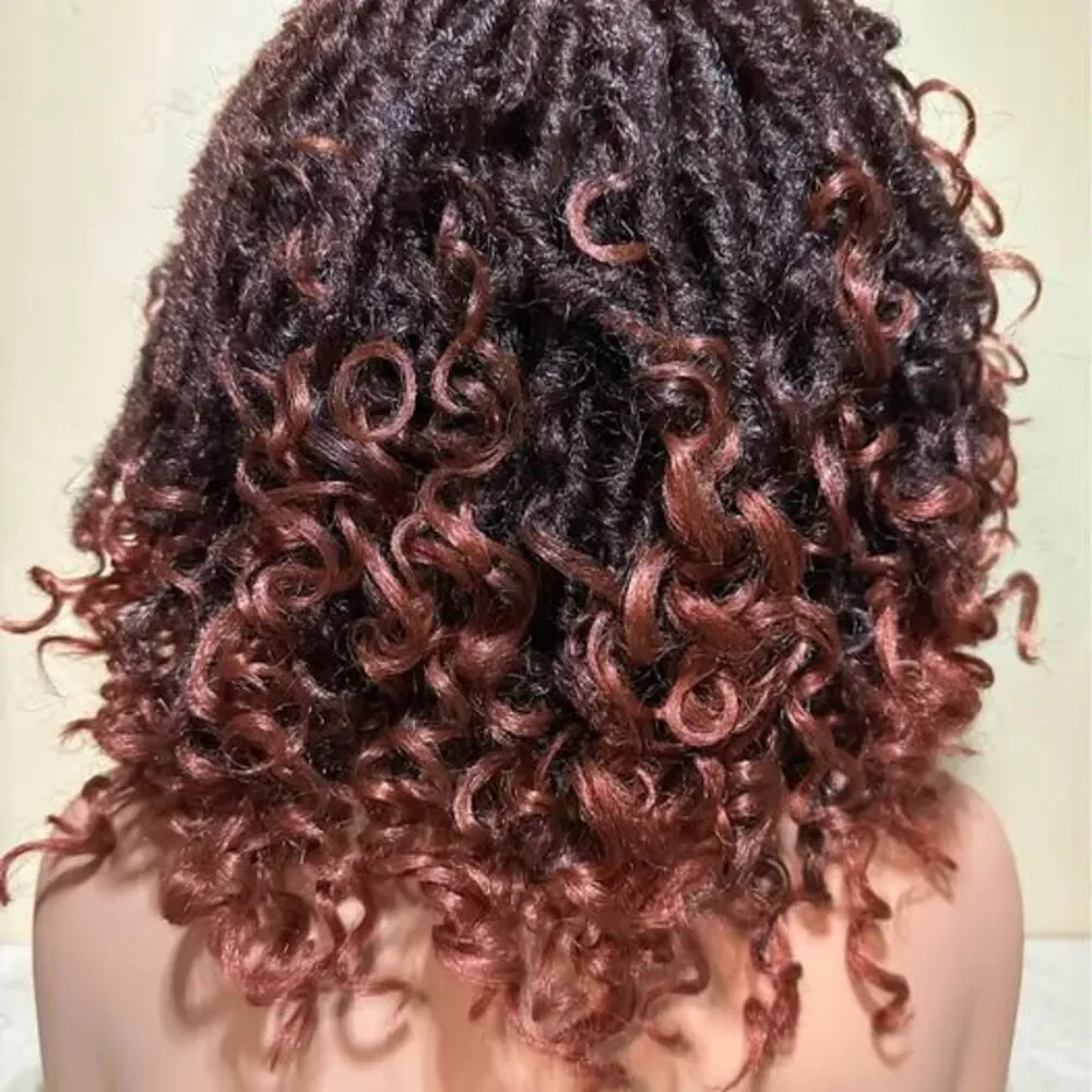 NEW 1B/350 Soft Dreadlock Headband Twist Wig